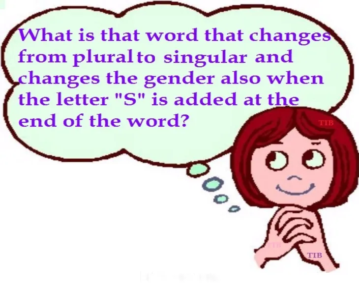 Changing Gender - Kids Riddle Logic Puzzle
