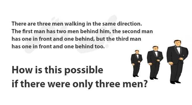 Three men riddle