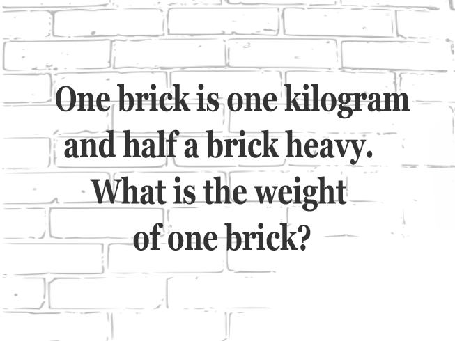 bricks riddle