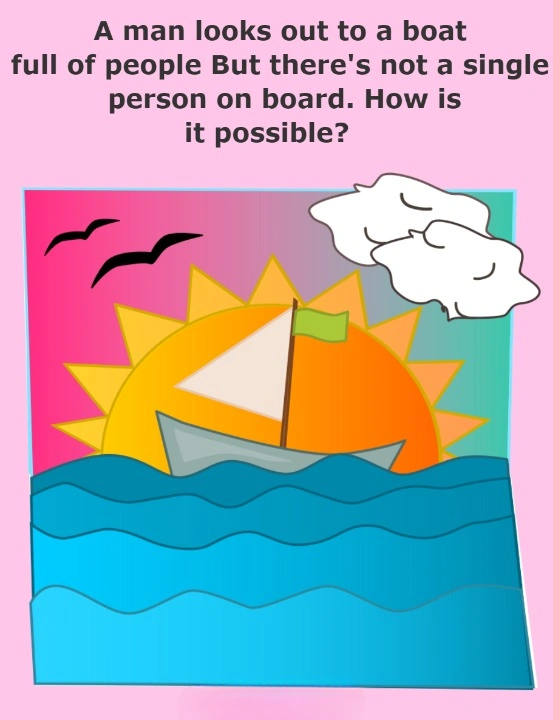 Man looks out of a boat