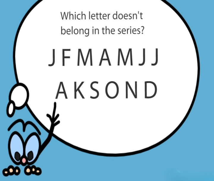 which letter does not belong in the series?