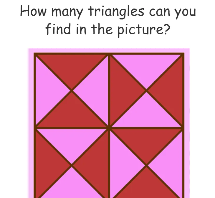 How many triangles puzzle