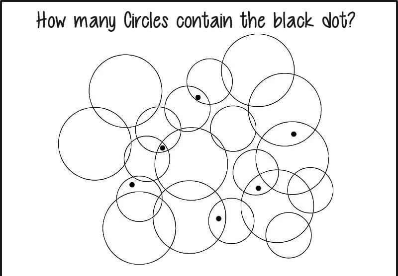 Circles With Black Dot