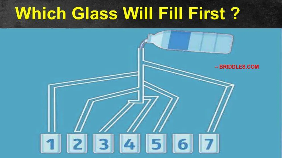 Clever Which Water Glass Will Be Full First