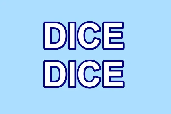 Decipher Dice Dice Brain Teaser