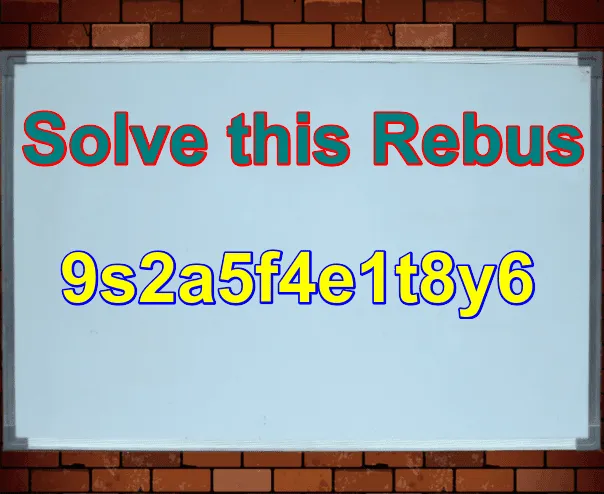 Decode 9s2a5f4e1t8y6
