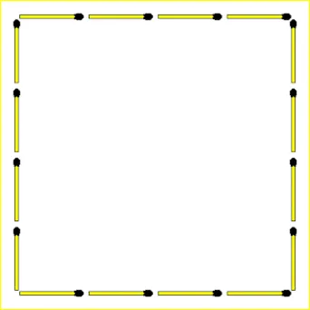 Divide Matchsticks Riddle