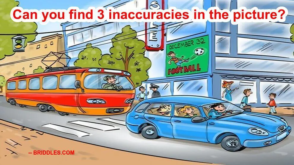 Find The Three Mistakes In The Picture