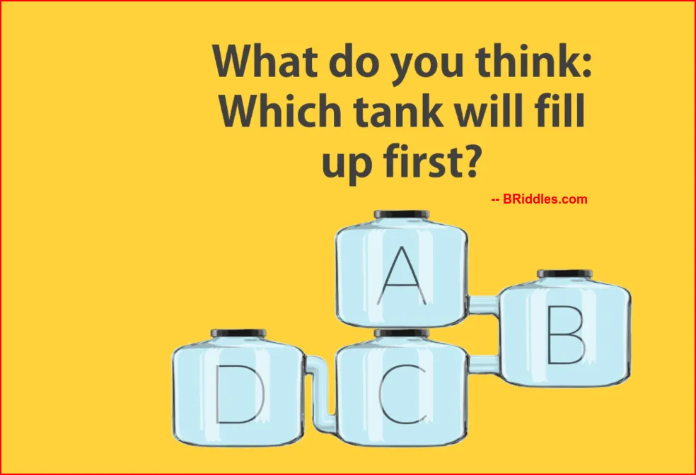 Which Tank Will Fill First 4 Tanks