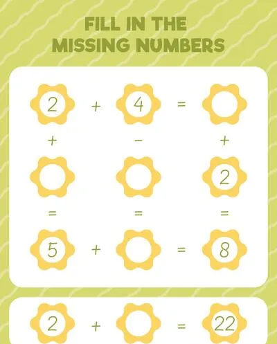 Fill in the missing numbers. Printable maths worksheet practice page. Count and write.