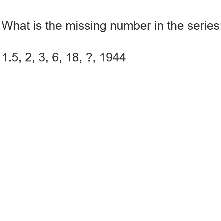 Missing number