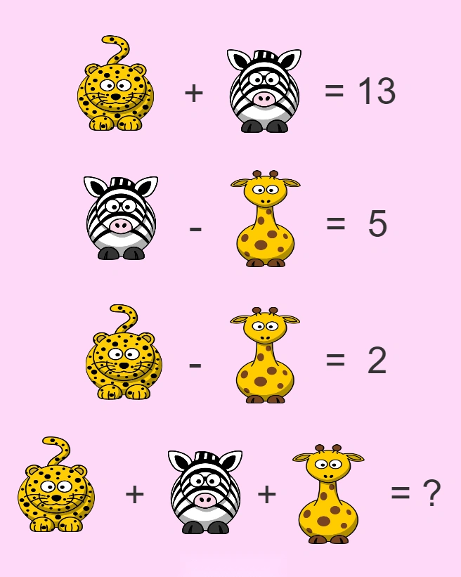 Three animals
