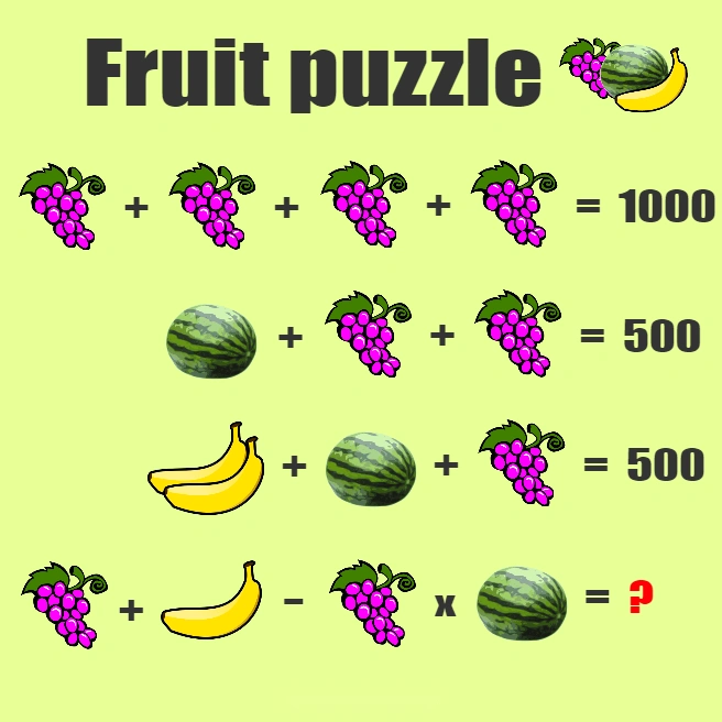 fruit puzzle
