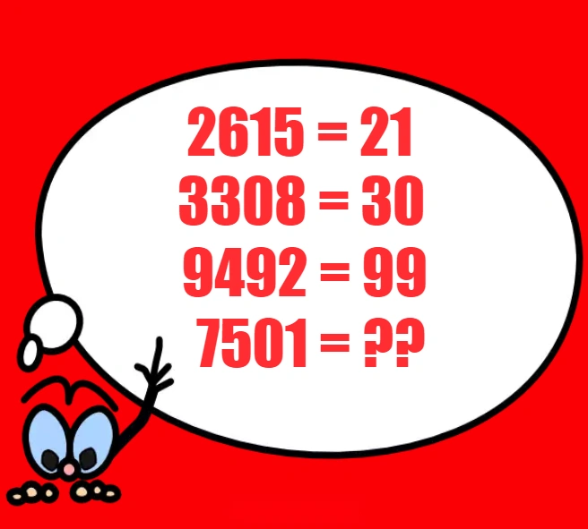 Puzzle with numbers