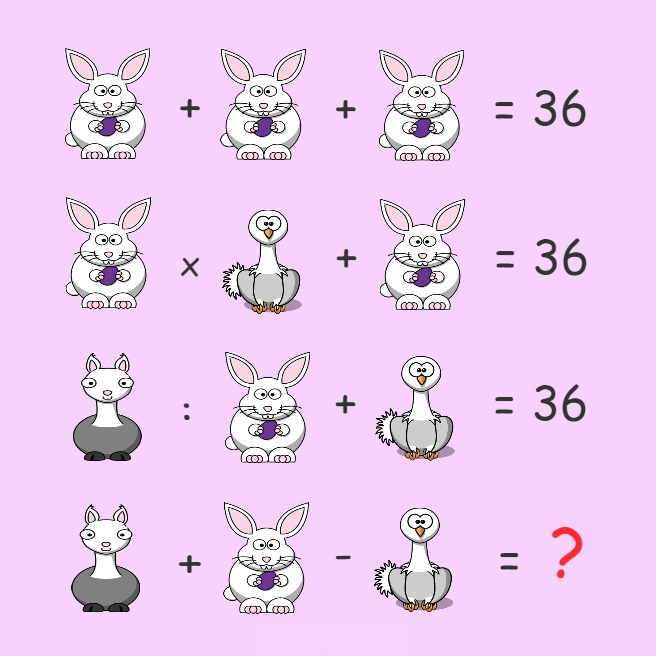puzzle with animals for genius