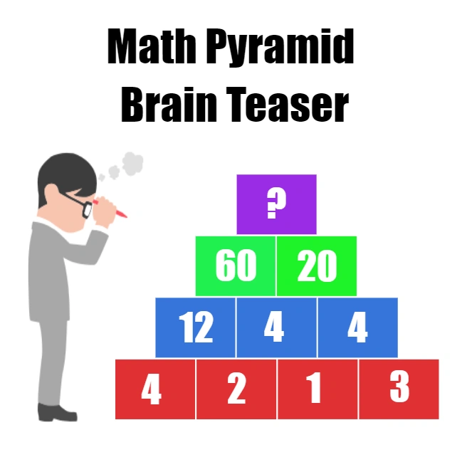 math pyramid brain teaser
