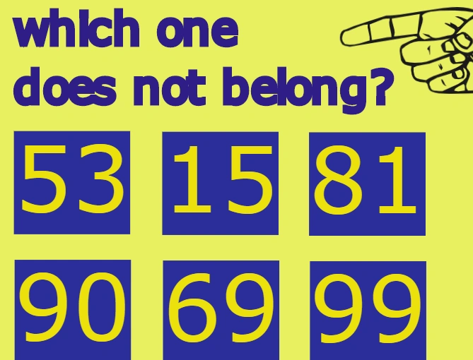 which number does not belong?