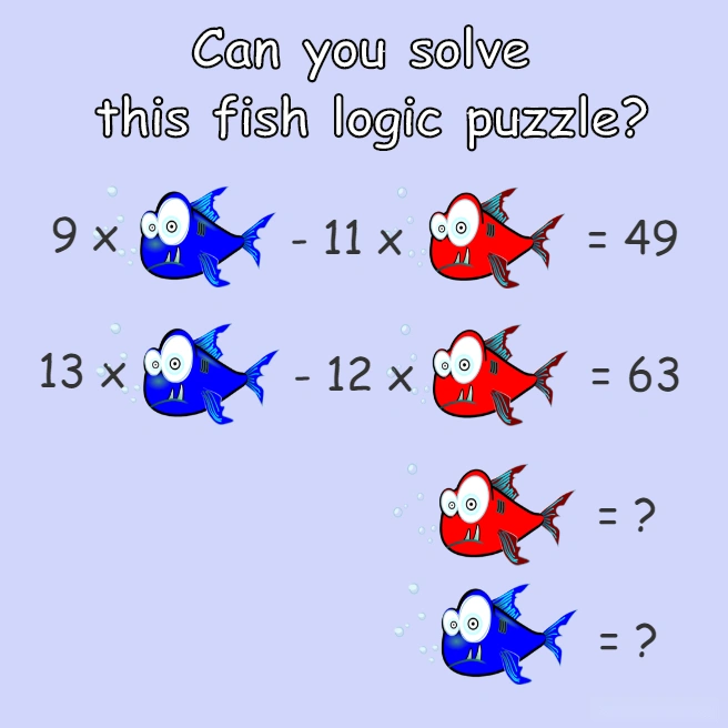 fish logic math question