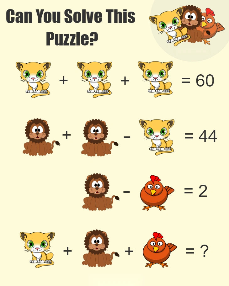 Equation Logic Puzzle