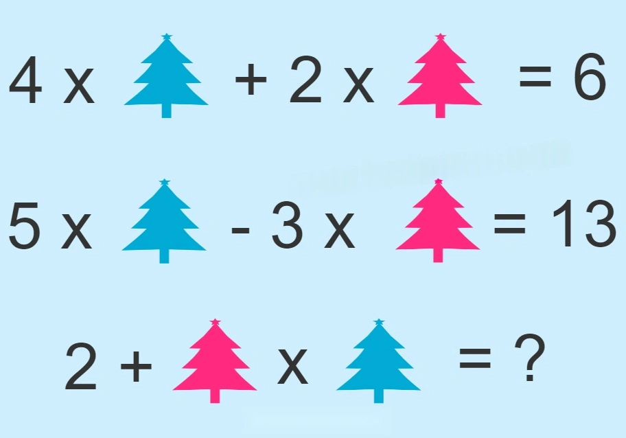math puzzle with two variables