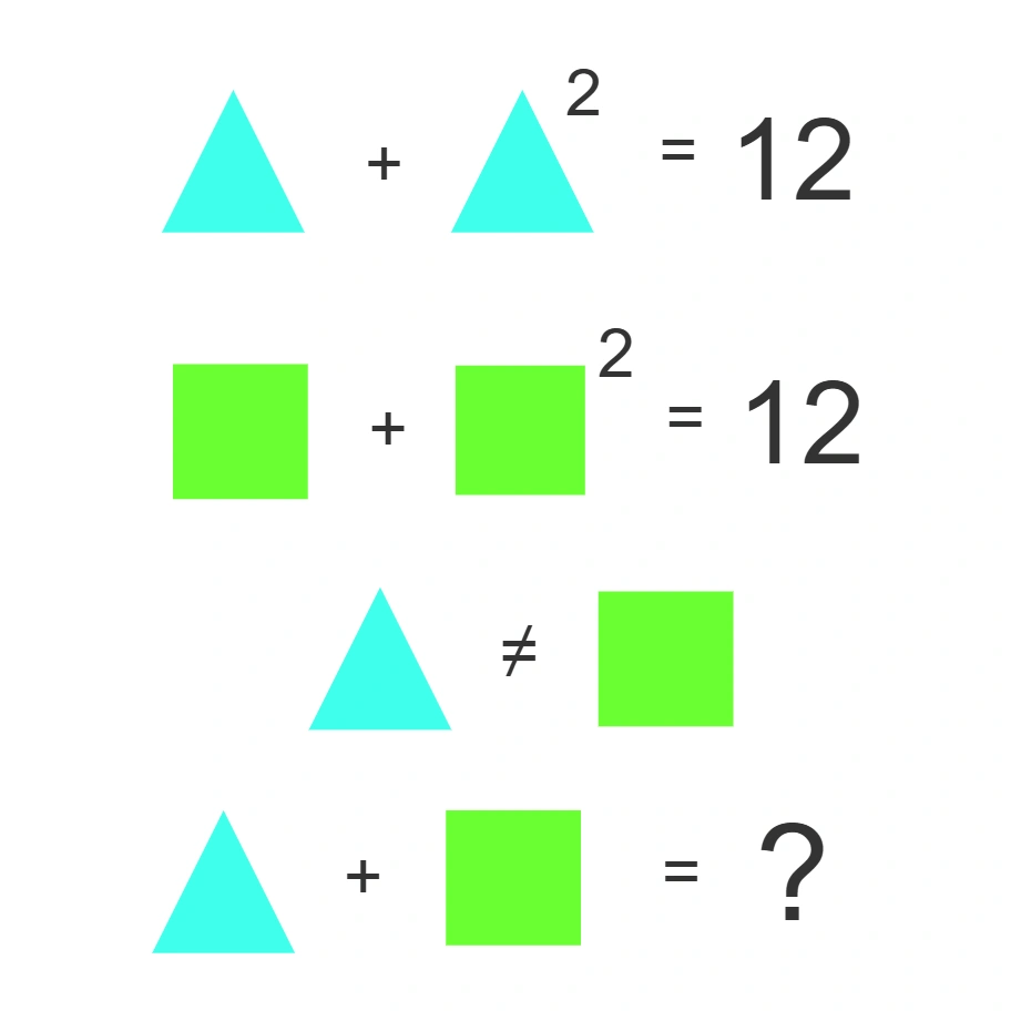 Square and Triangle problem
