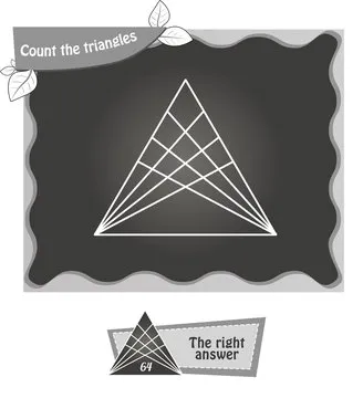 BW Count the triangles 1