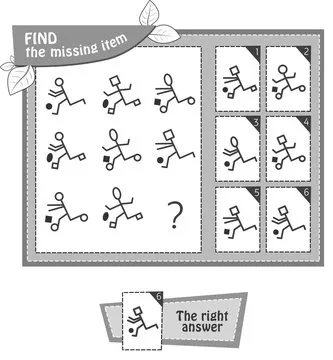 BW find the missing item footballer