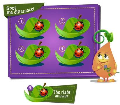 Spot the difference ladybird 2
