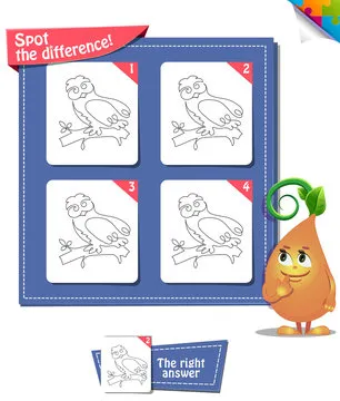 Spot the difference owl line circuit