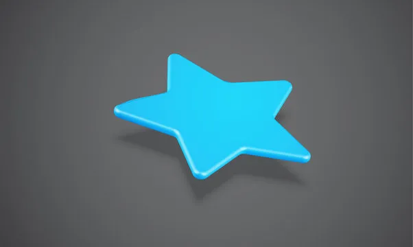 3D star rating or background, vector illustartion