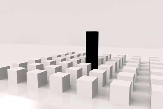 andersartig, verschieden und aus der menge ragend