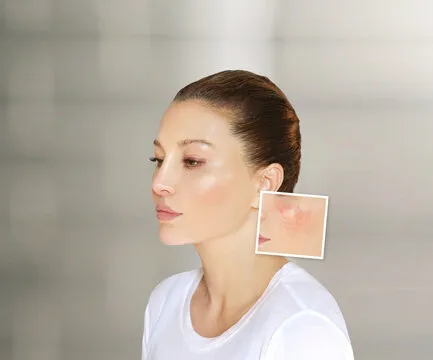 Rosacea,reducing the redness of enlarged blood vessels.