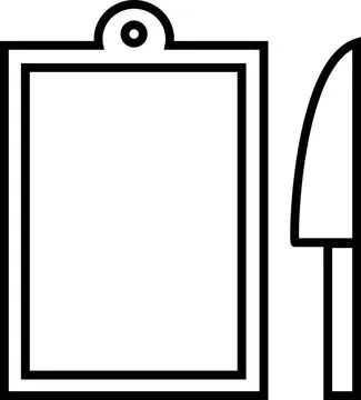 Linear Icon Kitchen Set Placemat