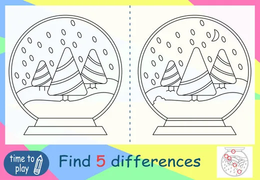 children's educational game. logic game. coloring book. find the difference. New Year. Christmas.	
 cup of cocoa