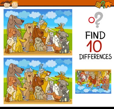 differences task for preschoolers